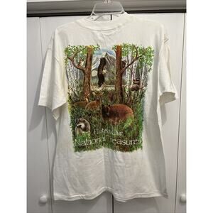 VTG T-Shirt Men’s Sz L MADE IN USA Single Stitch, Protect Our National Treasures